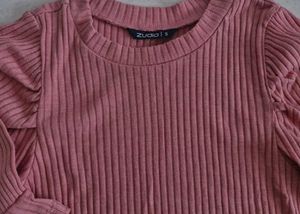 Cute Dusky Pink Top