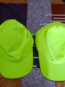 Couple Neon Green Cap