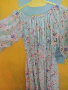 Floral Off-Shoulder Dress
