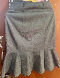 Mark &amp; Spencer Grey Formal Pencil Skirt