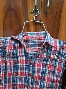 Red &amp; Blue Plaid Shirt