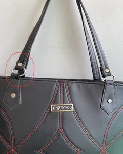 JIMMYY CHOOO Inspired Faux Leather Tote Bag