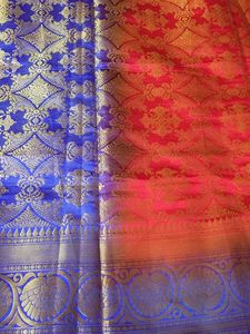 Beautiful Silk Saree With Blouse Pc