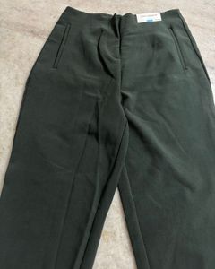 Corset Tapered Olive Green Trouser