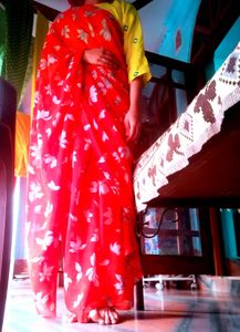 Elegant Party Wear Chiffon Saree For Women