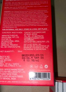 D&amp;K Tinted Sunscreen