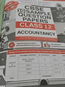 CBSE Class 12 Accountancy Sample Papers