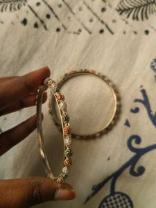 Elegant Beaded Bangle Set