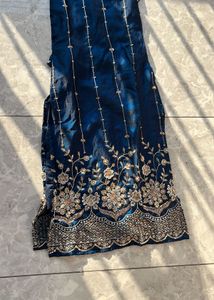 Embroidered Blue Kurta