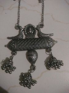 Oxidized Silver Necklace