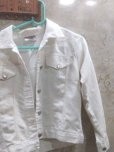 white denim jacket