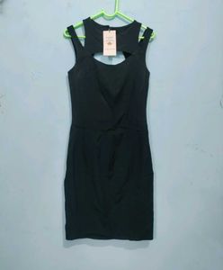 Black Cutout Mini Dress
