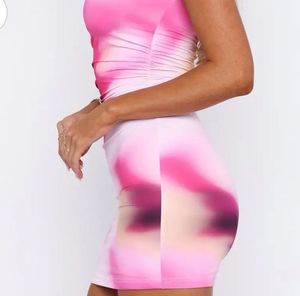 One-Shoulder Pink Mini Dress🧞‍♀️