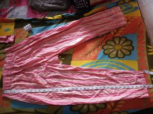 Pink Printed Kurta Set