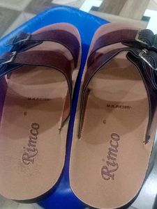 Rimco Brown Buckle Sandals