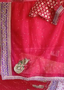 Beautiful RED and PURPLE Lehnga