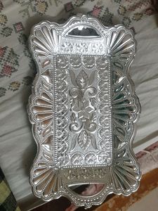 Tray Tamboolam Silver color