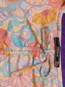 Madame Floral Print Top L-XL SIZE
