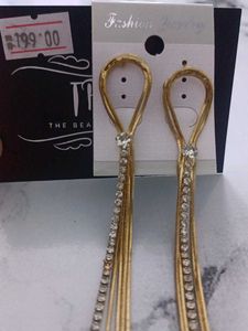 Elegant Gold Dangle Earrings