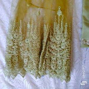 Olive Unique Style Kurta Set