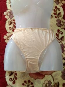 Cream Panties with Lace Trim