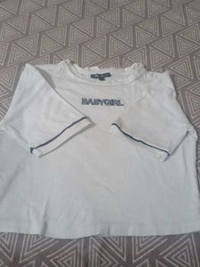 White 'Babygirl' Graphic Tee