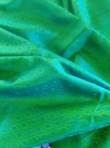 Elegant Green &amp; Pink Saree