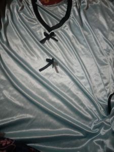 Purple Satin Nightgown