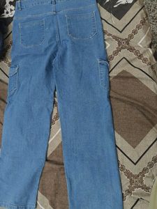 Denim Straight Leg Jeans For Women