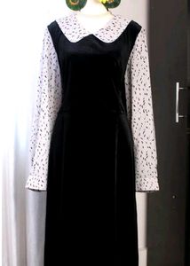 Korean Velvet Dress