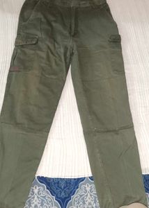 Olive Green Cargo Pants