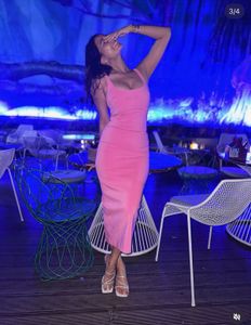 Pinterest Viral Bodycon Hotpink Dress