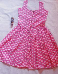 Pink Sleeveless Dress