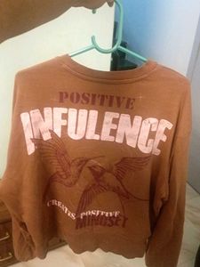 Brown Crop Sweatshirt