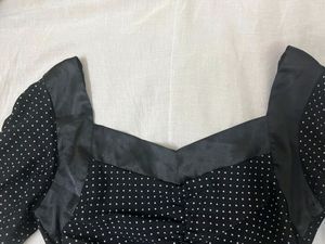 Polka dots Retro Vintage  top ❤️