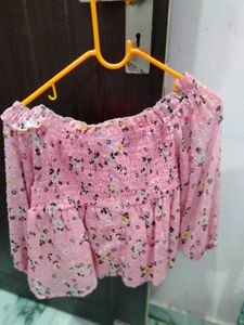 Crop Top Pink Colour