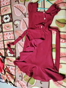 Latest Stylish Trendy New Fashionable Button Dress
