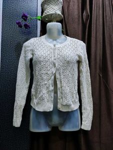 Crochet Knit Cardigan