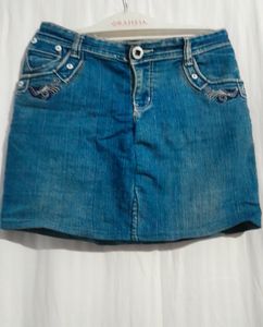 Denim Skirt 100% Cotton