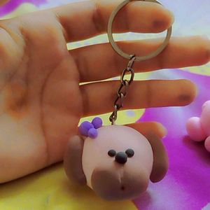 handmade Cute Dog Keychain❤️