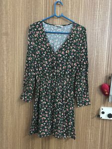Floral Print Mini Dress
