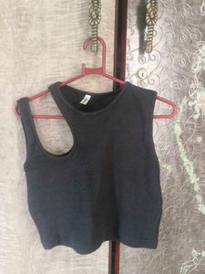 Black Crop Top