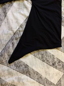 One Off Shoulder Chic Black Top