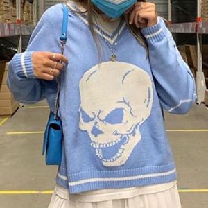 A Blue Skull Sweater.