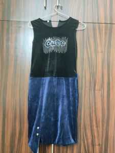 Cute Two-Tone Party Dress