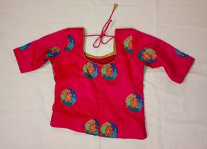Pink Embellished Top (Blouse)