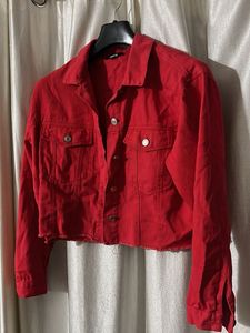 Red Denim Jacket
