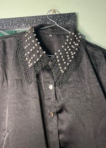 Elegant Mauve Shirt &amp; Pant cord set