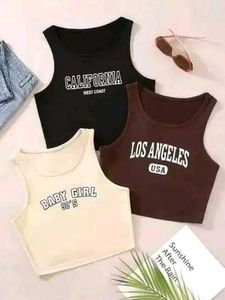 Graphic Print Tank Tops