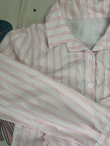 Striped Pink Blouse